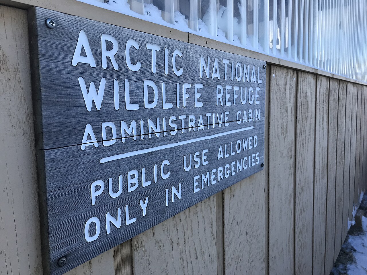 Arctic Refuge Administrative Cabin