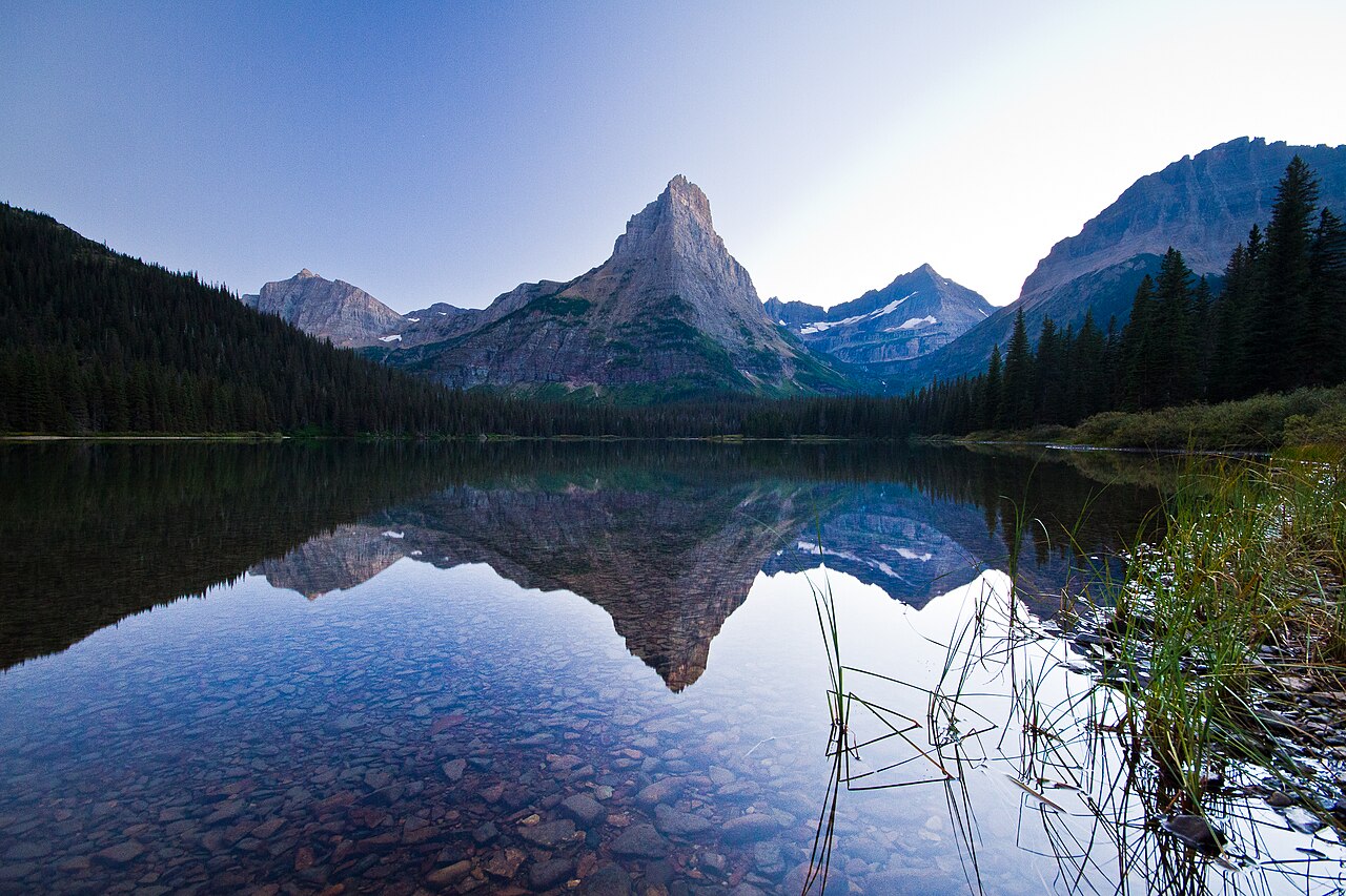 From the Glenns Lake Head camp ground. Glacier National Park, September 2013.