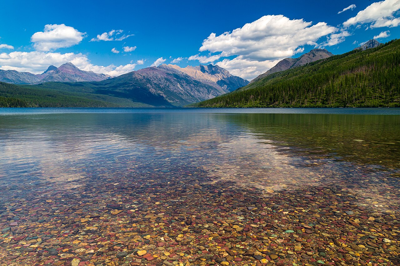 This photo only begins to capture the beauty and tranquility at this remote location. We drove a long, bumpy dirt road from Polebridge, MT to get to Kintla Lake at the far Northern part of Glacier National Park and just south of the Canadian border. There