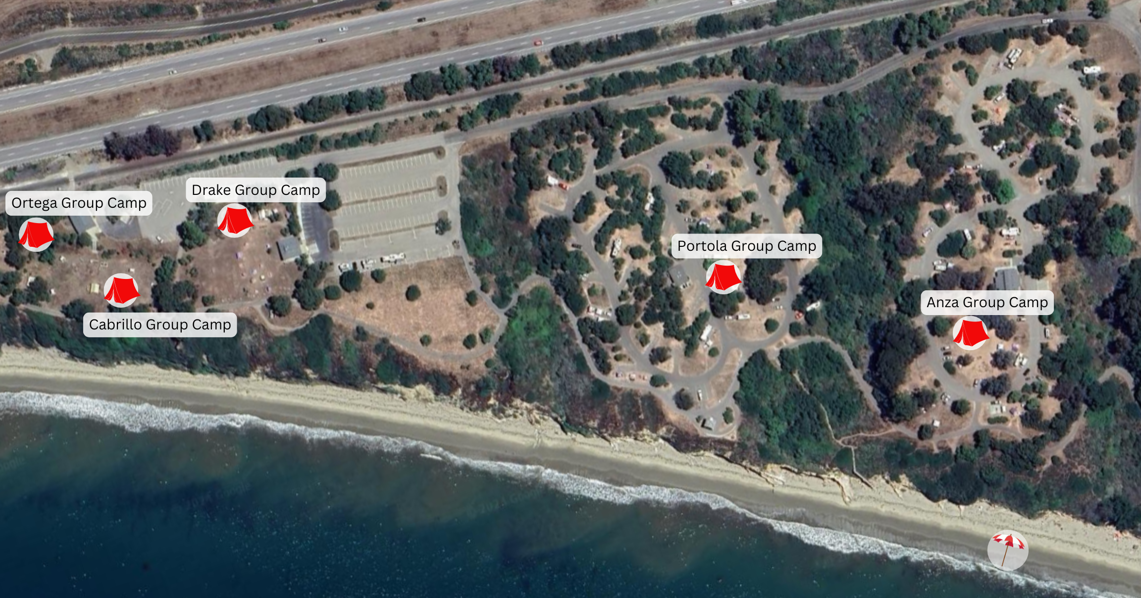 El Capitan State Beach - Special Event Locations