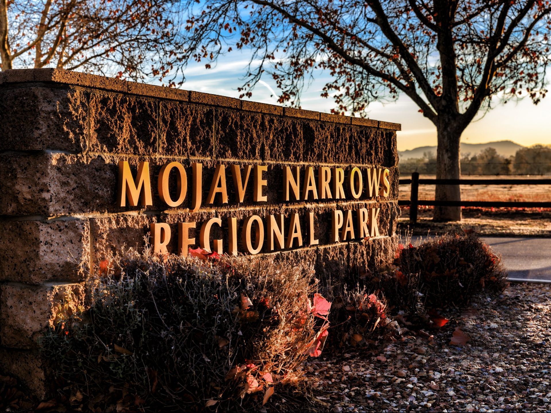 Mojave Narrows sign
