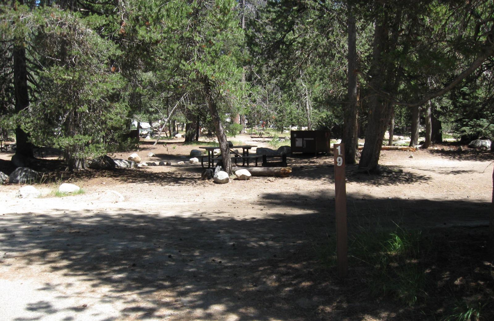 Site 019, Lodgepole Campground-Sequoia and Kings Canyon National Park ...