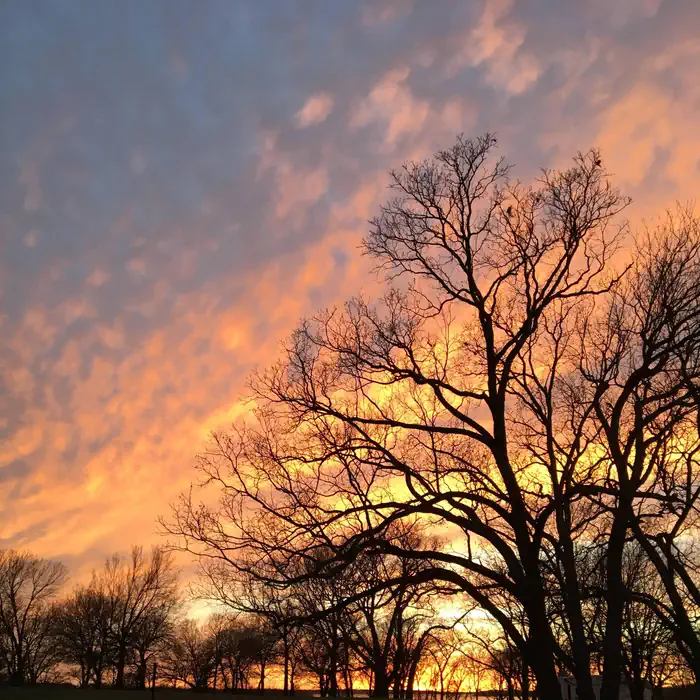 Sunset at over Oologah Lake. View from Blue Creek Campground 3