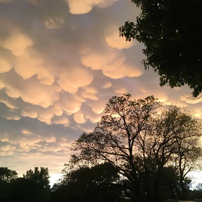 Sky after a spring storm