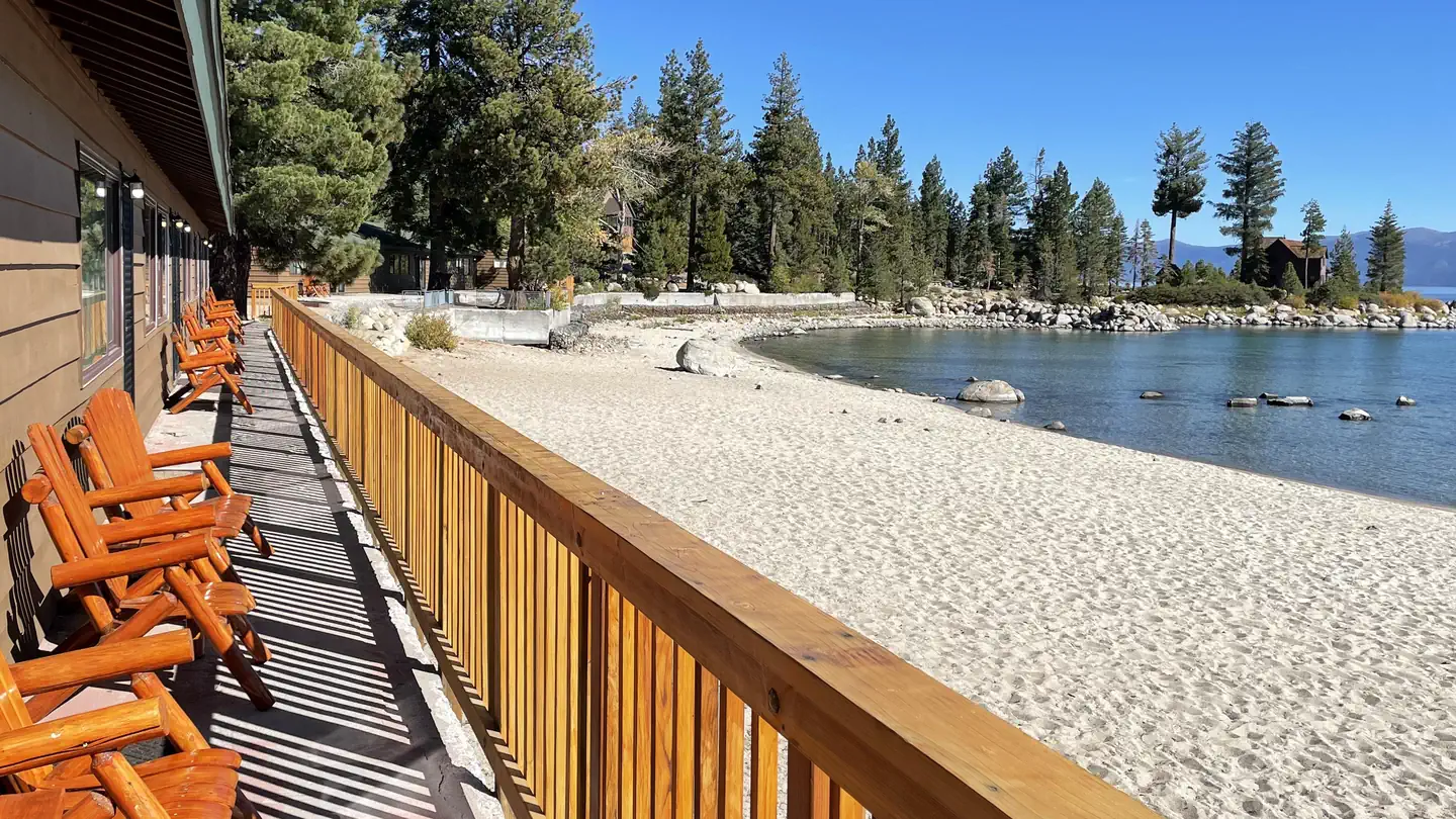 View of Lake Tahoe from the Lodges