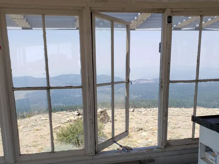 Drake Peak Lookout Interior View