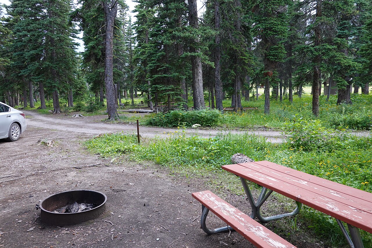 Cut Bank Campground in Glacier National Park, USA