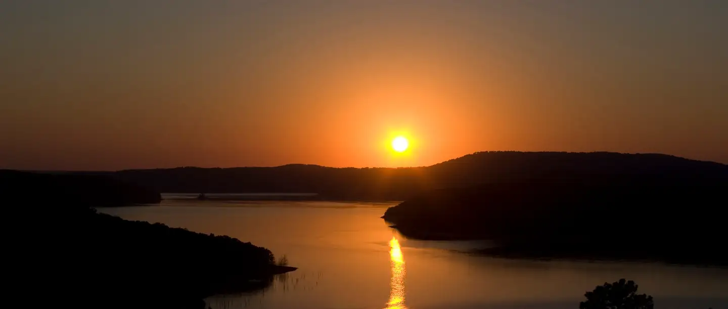 Camping scenery for Arkansas