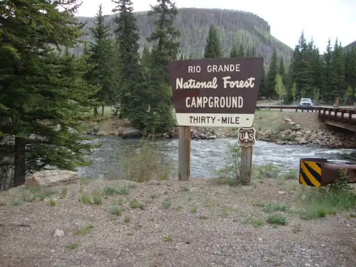 THIRTY MILE campground photo