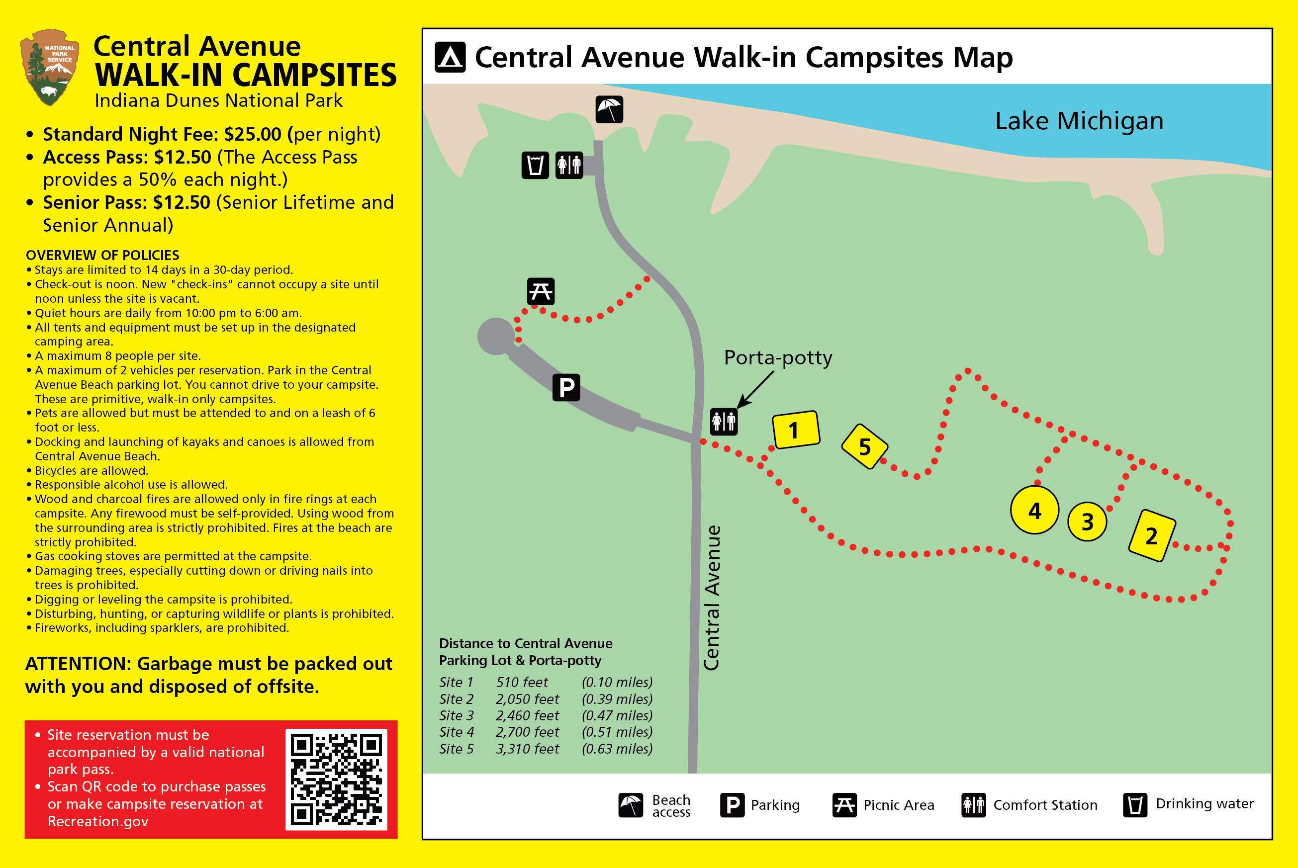 Central Avenue Walk-in Sites campground photo