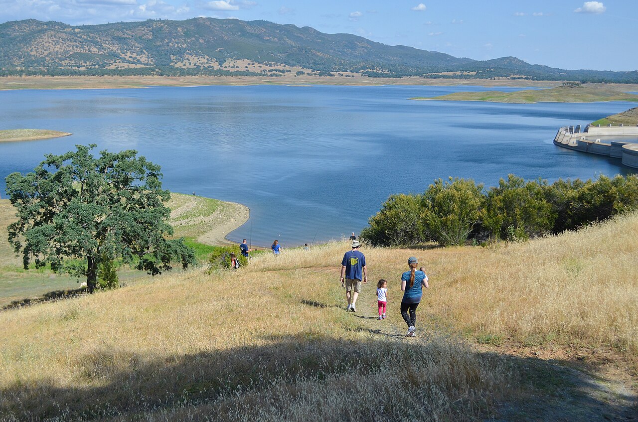 A group of employees took a fishing hike during the U.S. Army Corps of Engineers Sacramento District's third district campout May 15-17, 2015 at New Hogan Lake in Valley Springs, California. The event was a chance to get together outside of work and enjoy