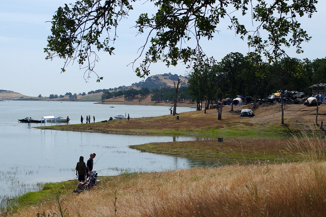 Camping, boating and fishing are some of the recreational opportunities at Black Butte Lake near Orland, Calif., shown May 25, 2002. The lake was formed from the impoundment of Stony Creek in 1963, when the U.S. Army Corps of Engineers Sacramento District