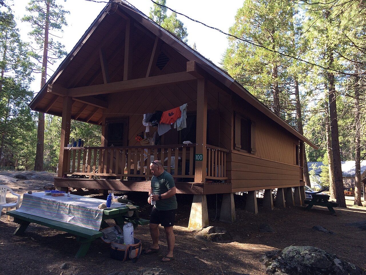 Cabin 100 at Camp Mather 2022 - One of the larger, newer, duplex cabins at Camp Mather