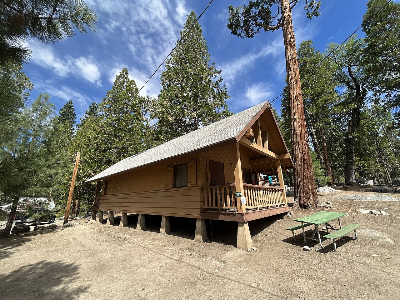 Camp Mather Cabin 109 in 2023 - front right view