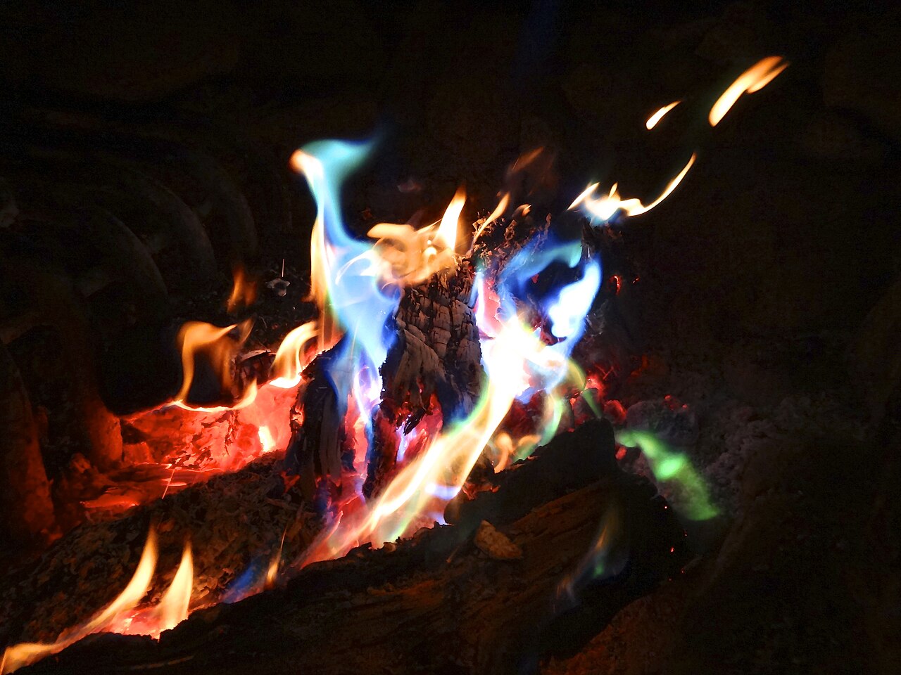 Colored Campfire