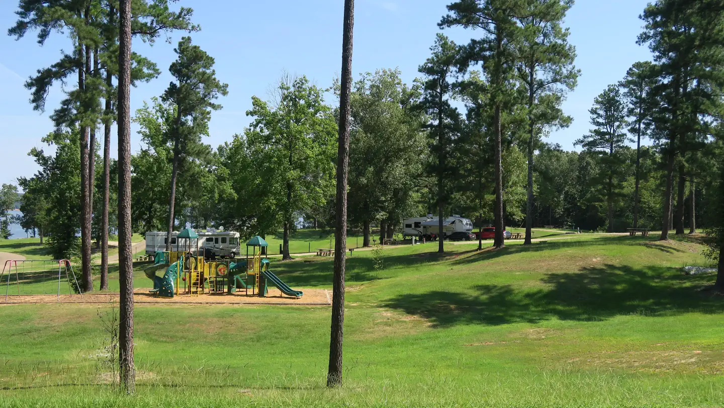 Playground and campground