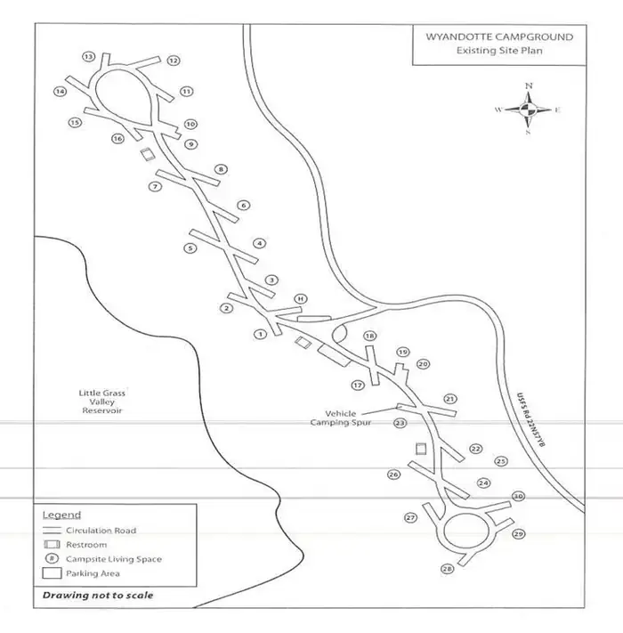 Wyandotte Campground Map