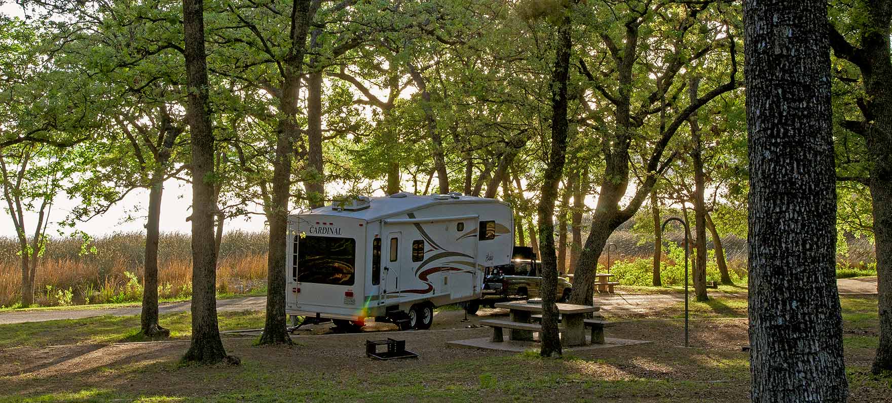 RV at Fort Parker