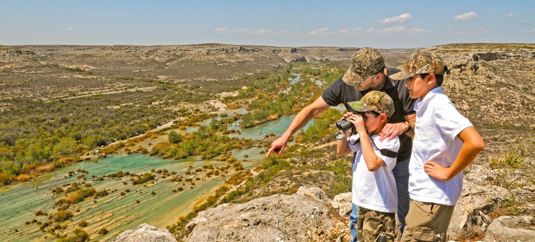 Hiking at Devils River