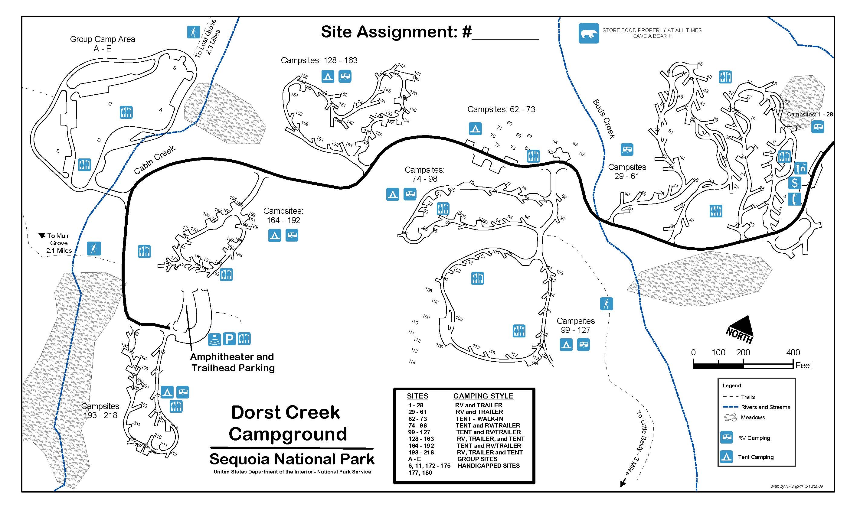 Dorst Creek Campground - Sequoia & Kings Canyon National Parks (U.S. National Park Service)