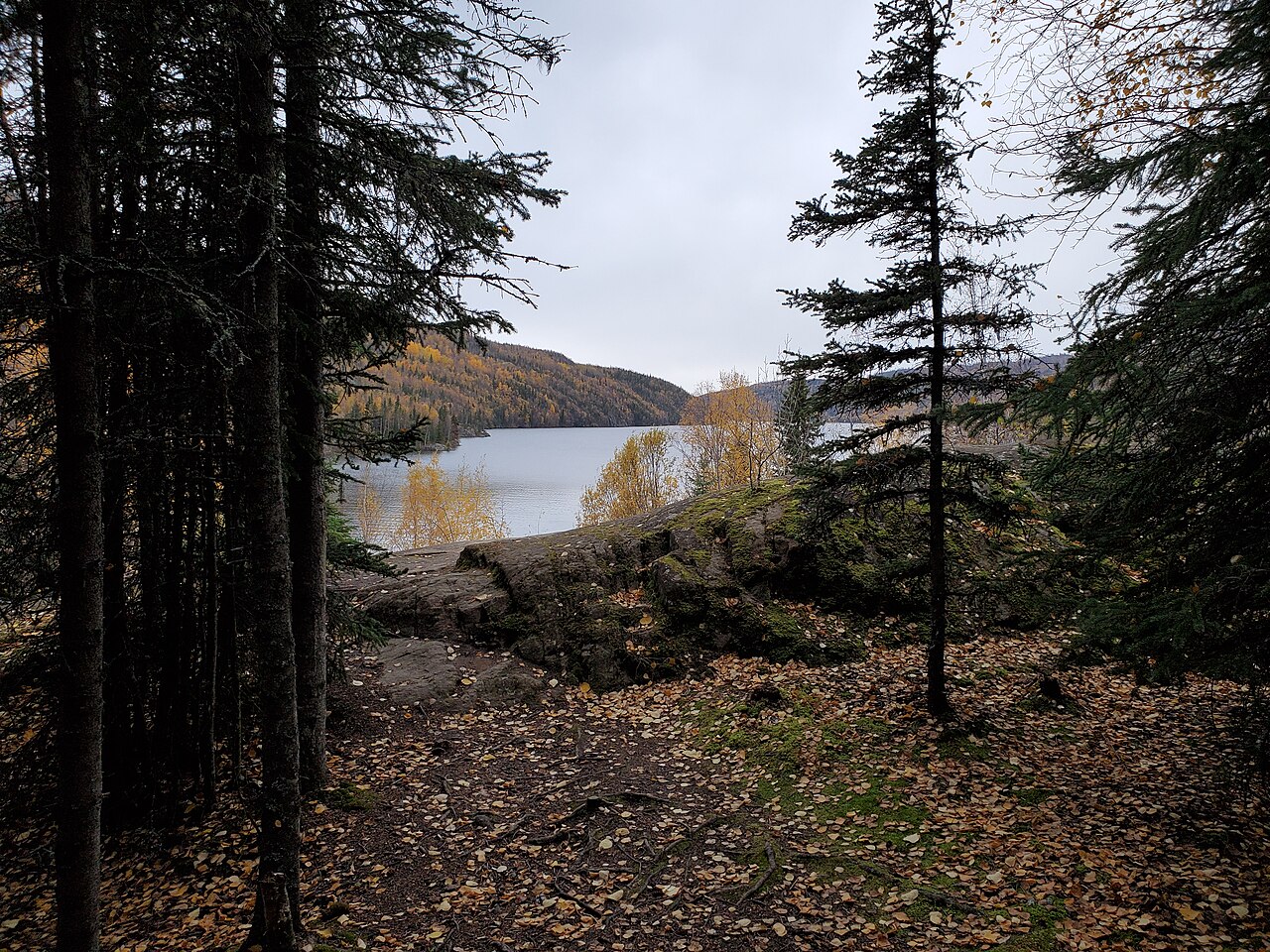Hidden Lake from campground